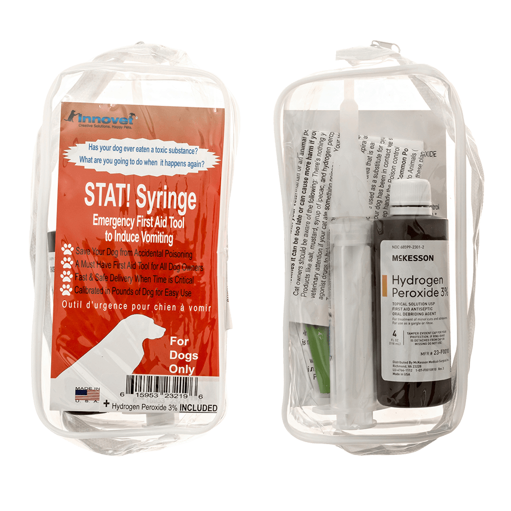 STAT!Syringe® to Induce Vomiting in Dogs in an Emergency!
