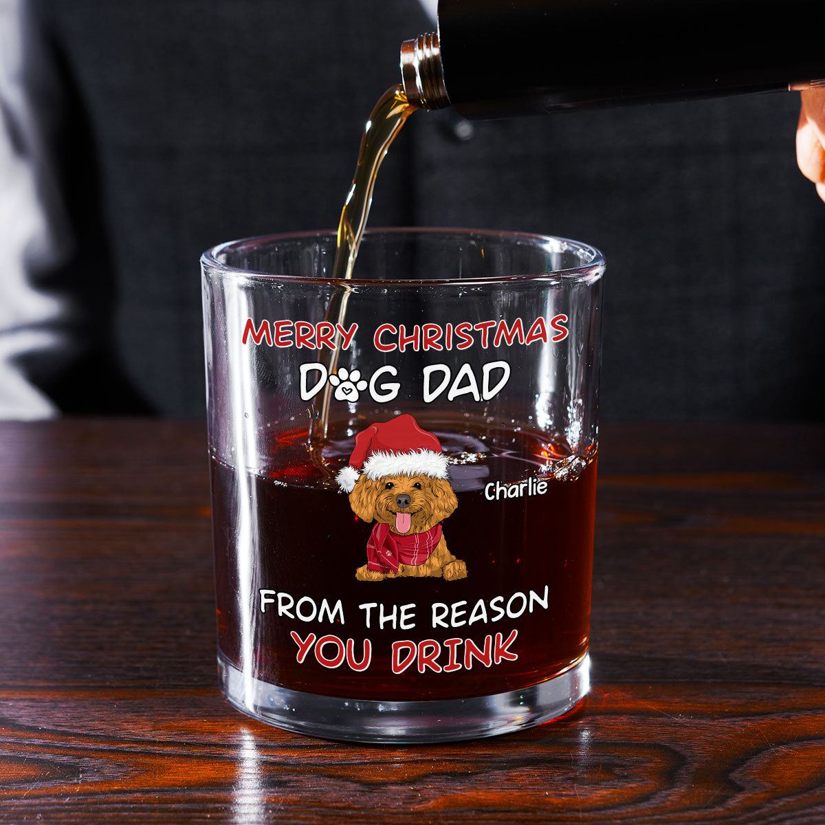 The Reason You Drink - Personalized Whiskey Glass