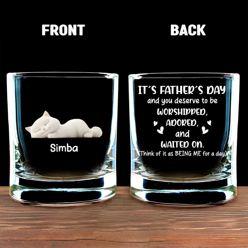 Deserve To Be - Personalized Whiskey Glass