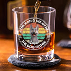 The Man The Myth - Personalized Whiskey Glass
