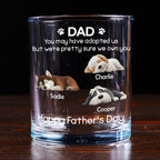 I Own You For Sure - Personalized Whiskey Glass