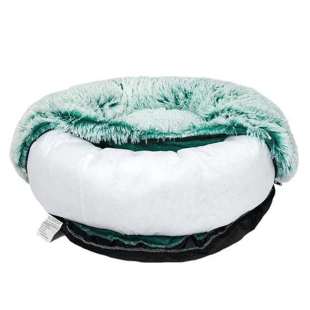 Calming Donut Cat Bed - Removable Cover