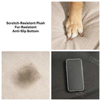 Chenille Extra Wide Non-Slip Removable Sponge Dog Stairs for Bed- SafeRamp