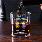 Dad This Day Ours - Personalized Whiskey Glass