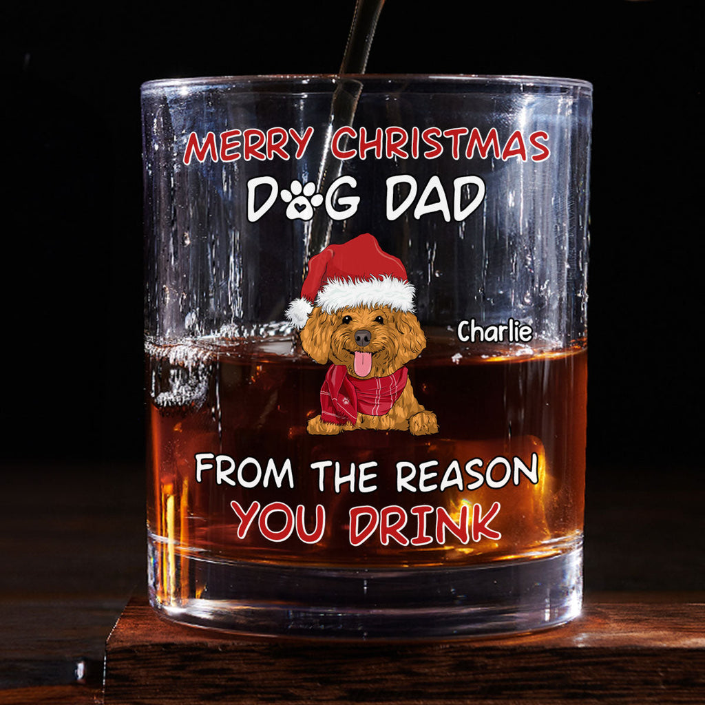 The Reason You Drink - Personalized Whiskey Glass