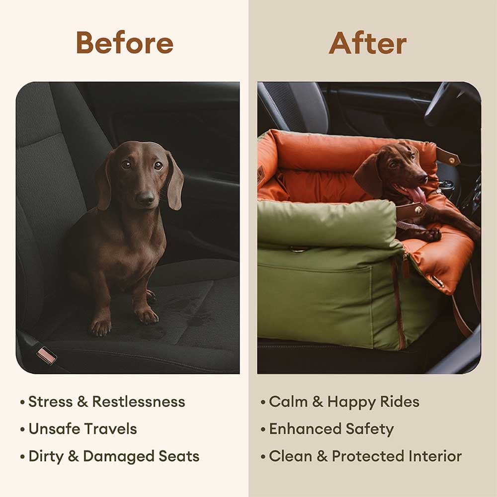 Urban Voyager ISOFIX Dog Car Seat with LATCH System