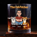 The Catfather Retro - Personalized Whiskey Glass