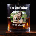 The Dogfather Version 2 Photo - Personalized Whiskey Glass