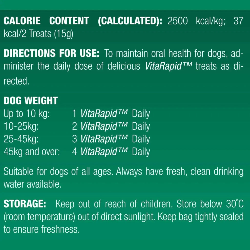 Vetalogica VitaRapid Oral Care for Dogs 210gm