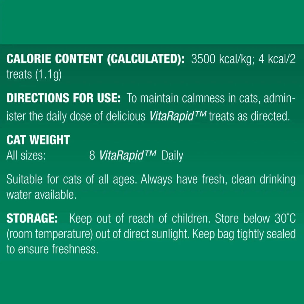 Vetalogica VitaRapid Tranquil Treats for Cats 100gm
