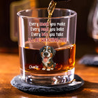 Watching You Forever - Personalized Whiskey Glass