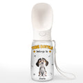 Belongs To - Personalized Pet Water Bottle With Drinking Feeder