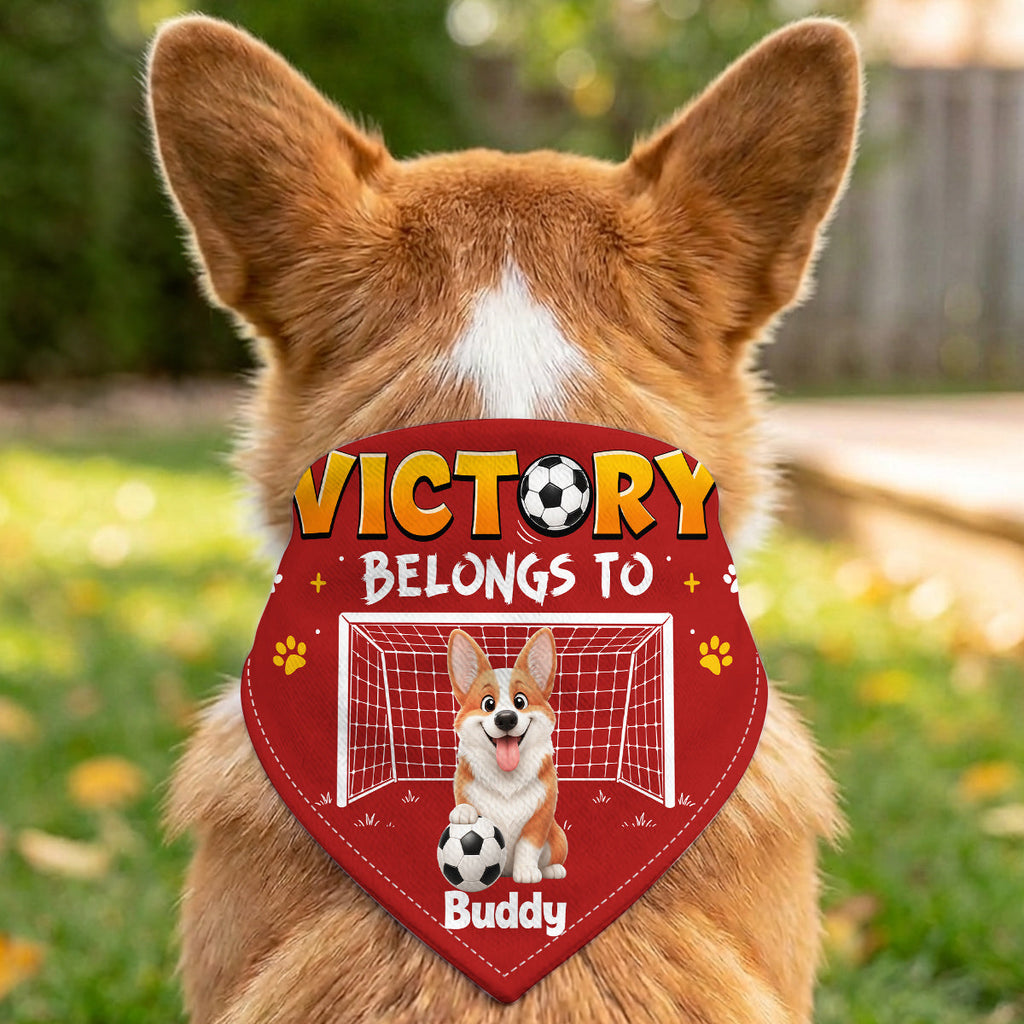Victory Belongs To - Personalized Pet Bandana