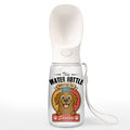 Retro Dog - Personalized Pet Water Bottle With Drinking Feeder