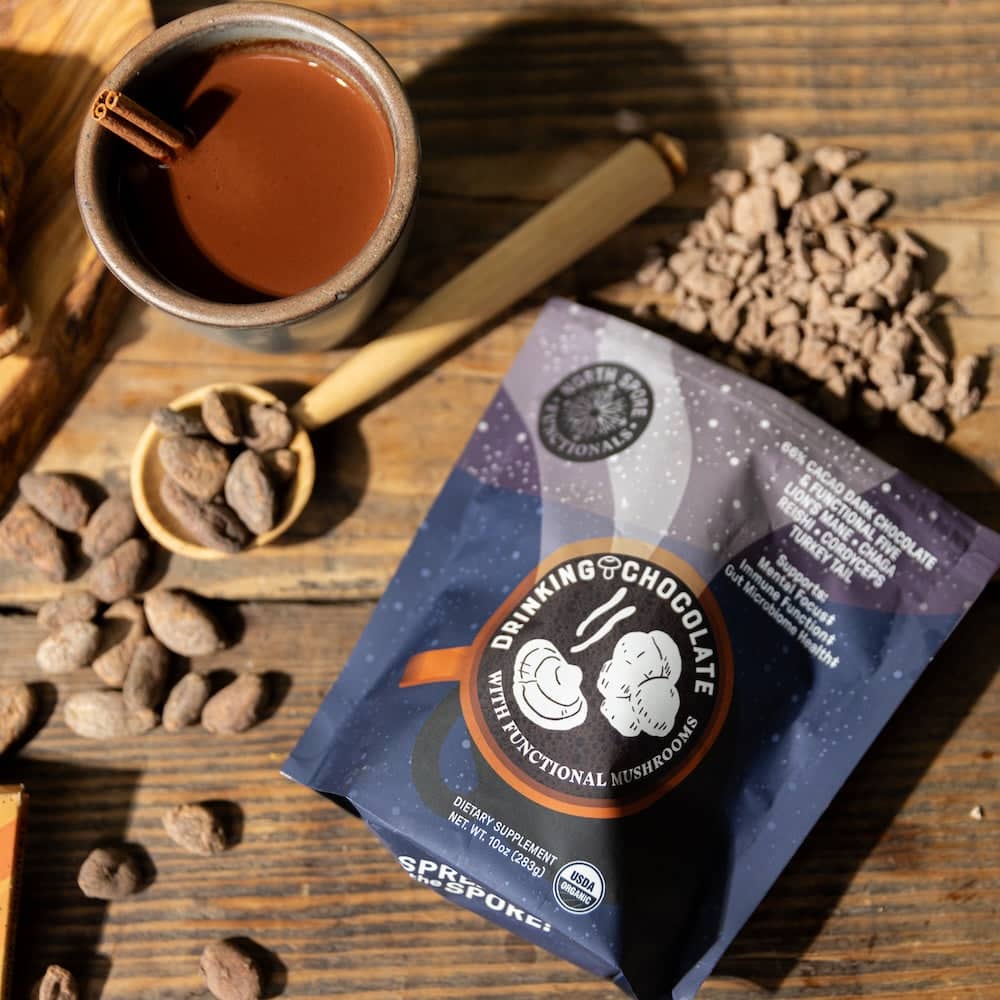 Drinking Chocolate with Functional Mushrooms