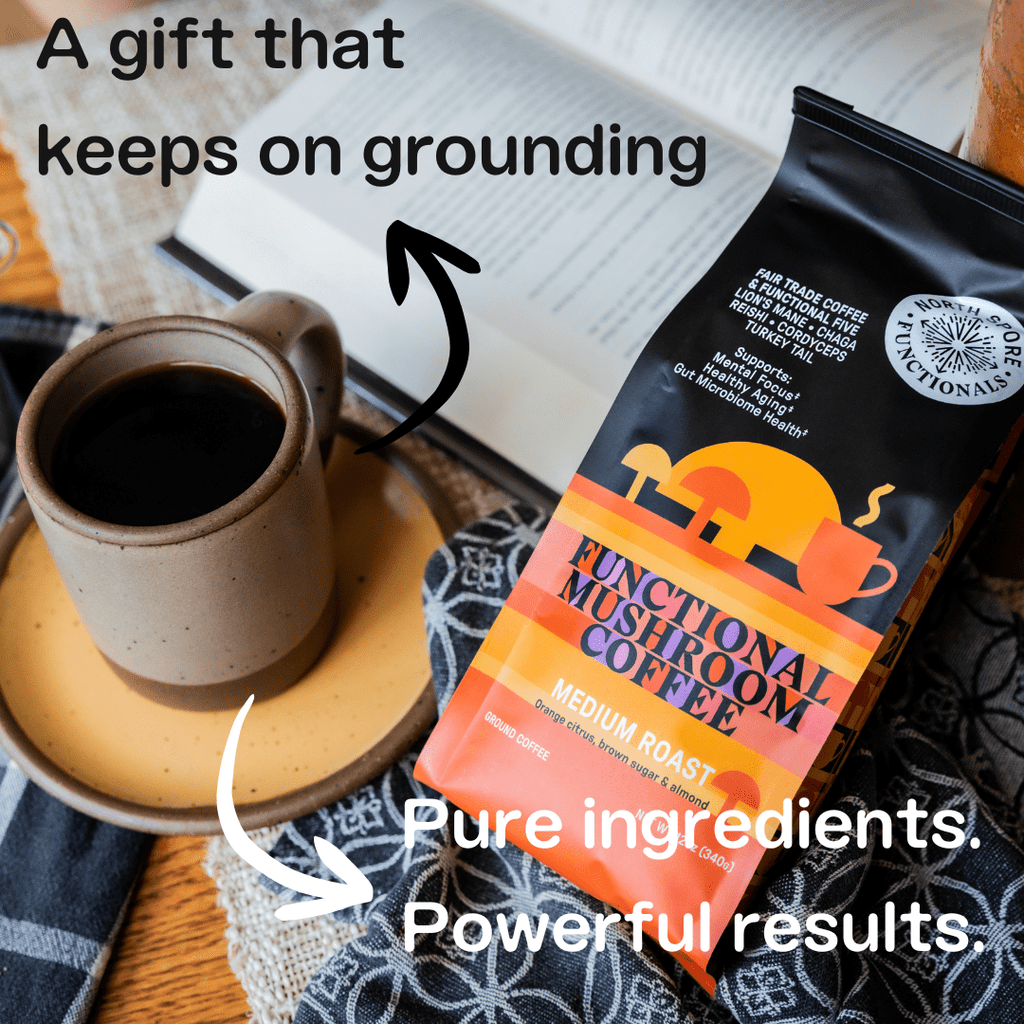 Mushroom Mornings Gift Bundle | Coffee & Lion's Mane for Focus, Energy & Balance