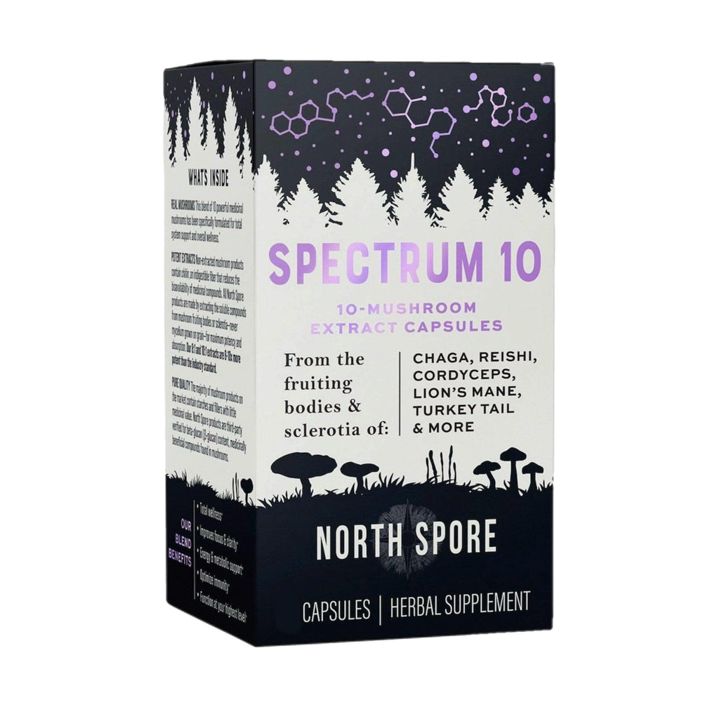 Organic 'Spectrum 10' Mushroom Capsules (120 ct)