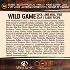 Wellness CORE Wild Game Grain Free Dry Dog Food – Duck, Lamb, Wild Boar & Rabbit