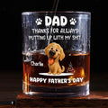You Are The Best Putting Up Person - Personalized Whiskey Glass