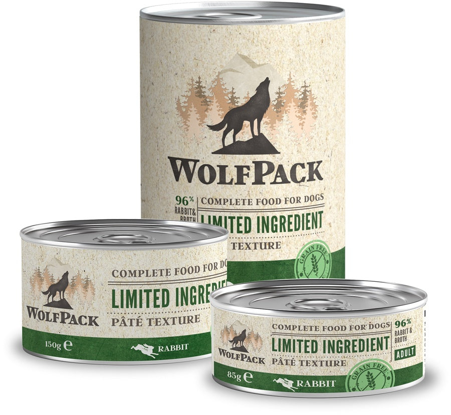WOLFPACK, Limited Ingredient, kunićevina, pašteta, bez žitarica