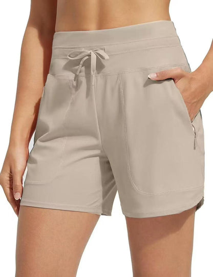 💥Limited Sale 60% OFF💥Women's High-Waisted Quick-Dry Swim Shorts