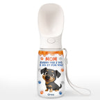 We Do It For You - Personalized Pet Water Bottle With Drinking Feeder