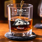 I Own You For Sure Fur Version 2 - Personalized Whiskey Glass