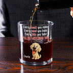 Watching You Forever - Personalized Whiskey Glass